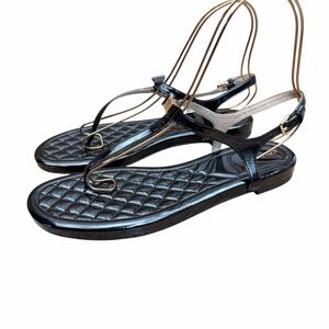 Cole Haan Tali Mini size 10B Stylish Black Sandals